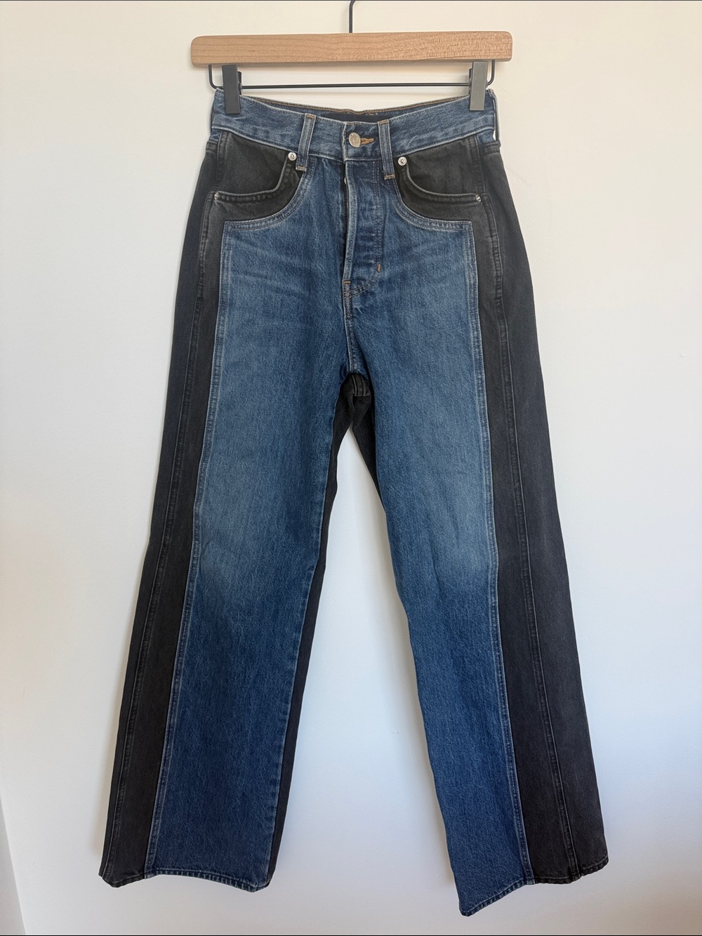 Veronica Beard two toned Taylor jeans